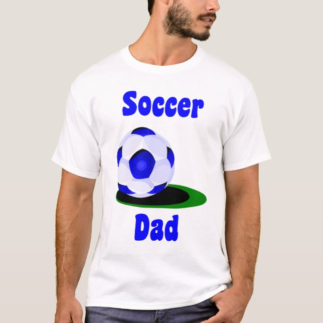 O t-shirt dos homens do pai do futebol (Frente)