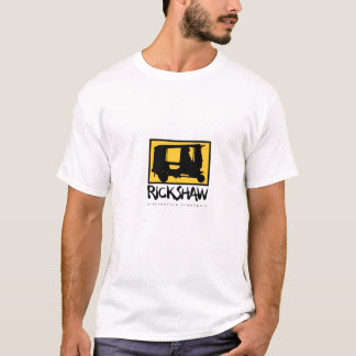 O t-shirt dos homens do rickshaw
