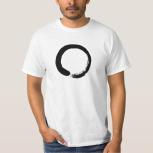 O t-shirt dos homens do símbolo do círculo do ze