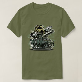 O t-shirt dos homens do tanque da guerra