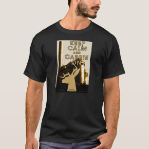 O t-shirt dos homens dos cervos de Carrie & das