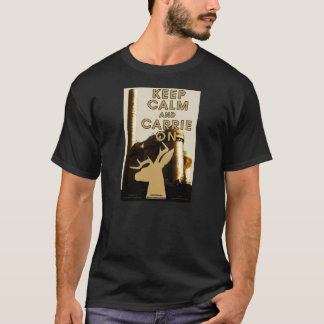 O t-shirt dos homens dos cervos de Carrie & das