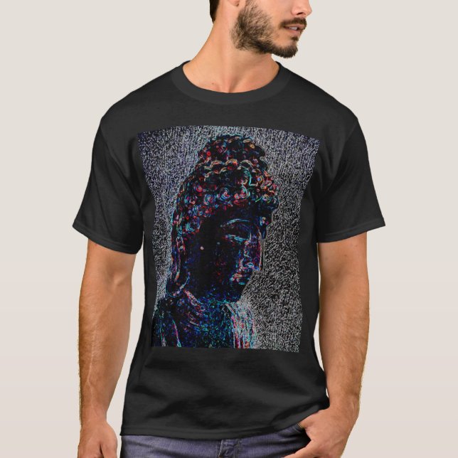 O t-shirt dos homens FUNKY de BUDDHA (Frente)