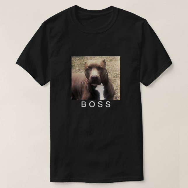 O t-shirt dos homens personalizados foto do animal (Frente do Design)