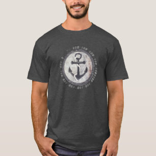 O t-shirt dos homens sujos náuticos do quadro da