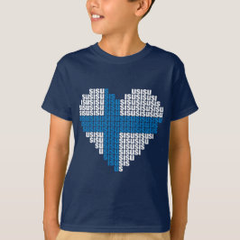 O t-shirt dos miúdos do coração de Sisu