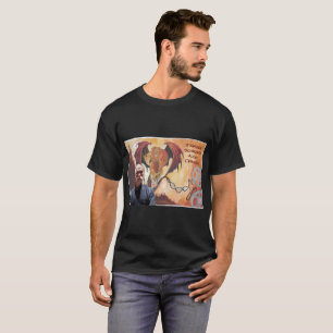 O t-shirt escuro básico dos homens audio da