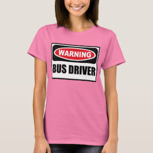 O t-shirt escuro das mulheres de advertência do