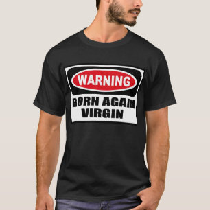 O t-shirt escuro do NASCER dos homens VIRGENS de