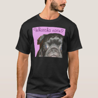 O t-shirt escuro dos homens de Whatcha Eatin