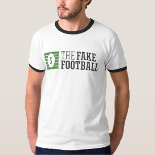 O t-shirt falsificado da campainha do futebol