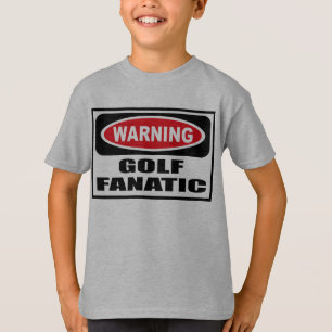 O t-shirt FANÁTICO do miúdo de advertência do