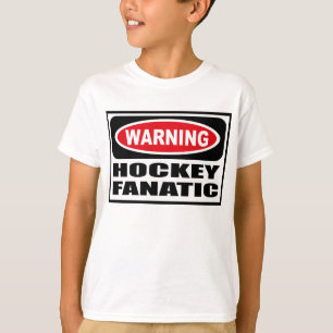 O t-shirt FANÁTICO do miúdo de advertência do
