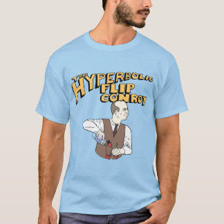 O t-shirt hiperbólica de Conroy do sacudir
