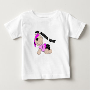 O t-shirt infantil o mais pequeno do pirata