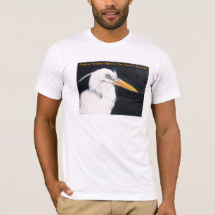 O t-shirt inspirado do amante do pássaro
