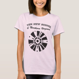 O t-shirt interpessoal das mulheres do símbolo da