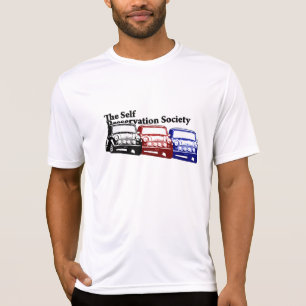 O t-shirt italiano do trabalho da sociedade da