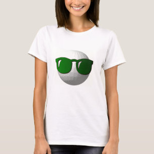 O t-shirt legal da menina do design da bola de