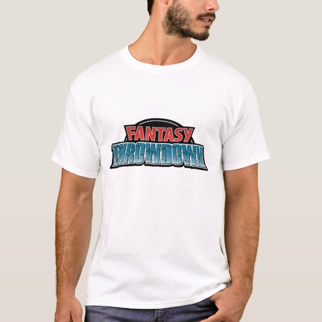 O t-shirt leve dos homens do Throwdown da fantasia (Frente)