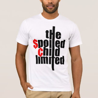 O t-shirt limitado estragado do logotipo da