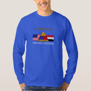 ò T-SHIRT LONGO da CAPA da GUERRA DO GOLFO da