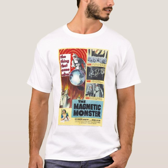 O t-shirt magnético do monstro (Frente)