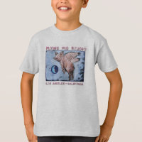 O t-shirt novo do porco do vôo