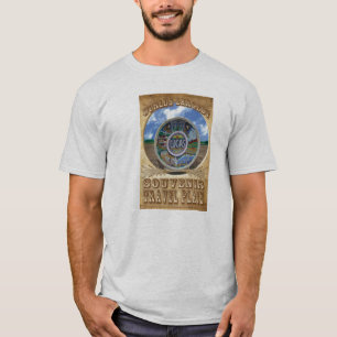 O t-shirt o maior da placa do viagem da lembrança