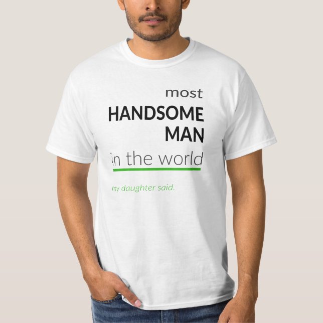 O t-shirt o mais considerável do homem (Frente)
