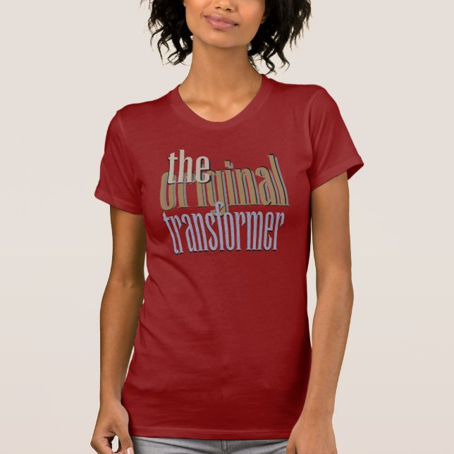 O t-shirt original do transformador (Frente)