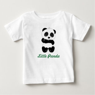O t-shirt "panda pequena " das crianças