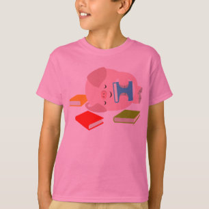 O t-shirt pequeno dos miúdos do amante de livro