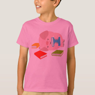 O t-shirt pequeno dos miúdos do amante de livro