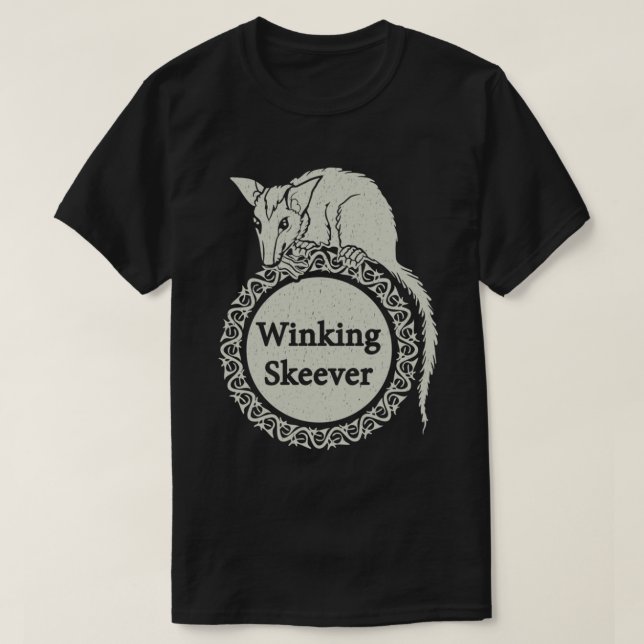 O T-Shirt Premium Winking Skeever (Frente do Design)
