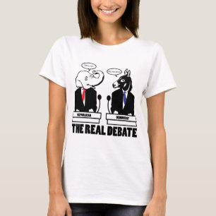 O t-shirt real do debate