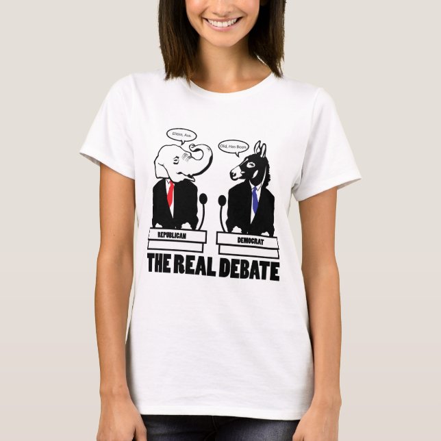 O t-shirt real do debate (Frente)