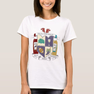 O t-shirt Sleeved longo das mulheres