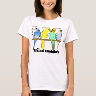 O t-shirt usual de Budgies