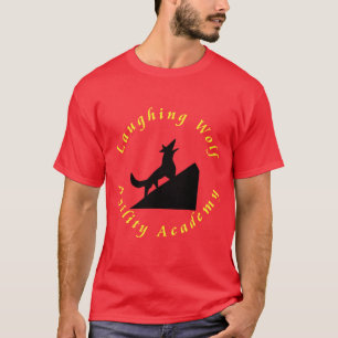 O t-shirt vermelho dos homens