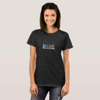 O tamanho importa t-shirt do jogo da agulha -