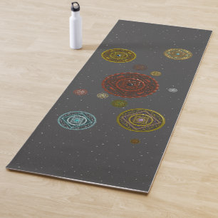 O Tapete de Yoga Mandalas do Zodíaco