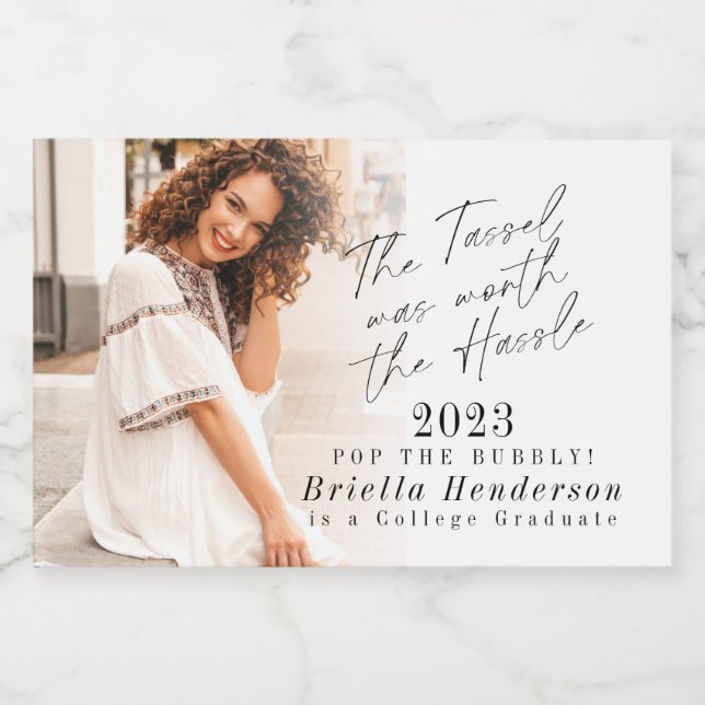 O Tassel valeu a pena na Mini Graduação Hassle (Rótulo Único)