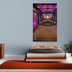 O teatro AI Art Poster
