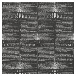 O tecido do jogo de Shakespeare da tempestade