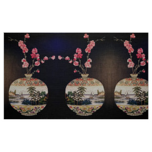 O Tecido Vase Japonês