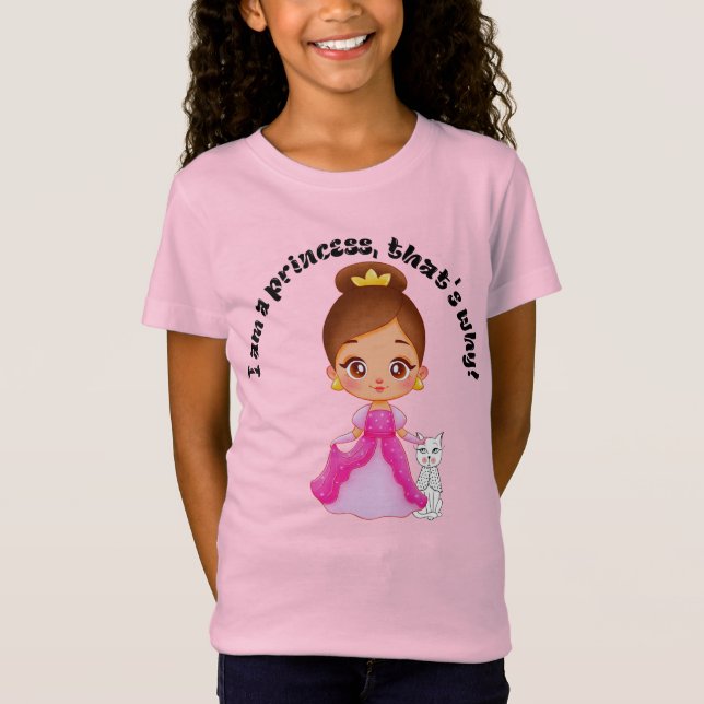 O Tee-I é uma princesa, é por isso! Camiseta (Frente)