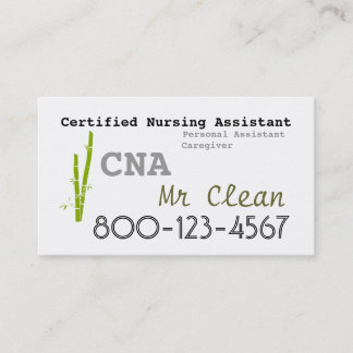 O tema de bambu PODE modelo de cartão de negócios