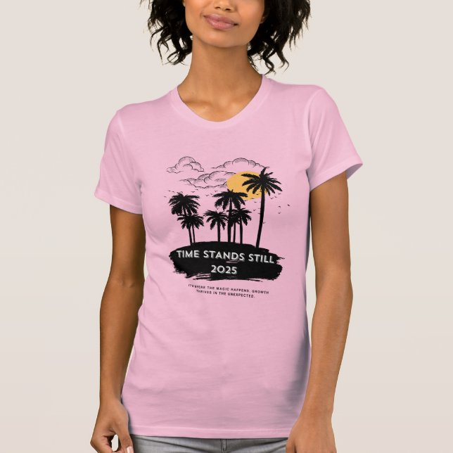 O Tempo Fica Parado em T-Shirt (Frente)