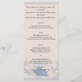 O tesouro no menu Sea Wedding